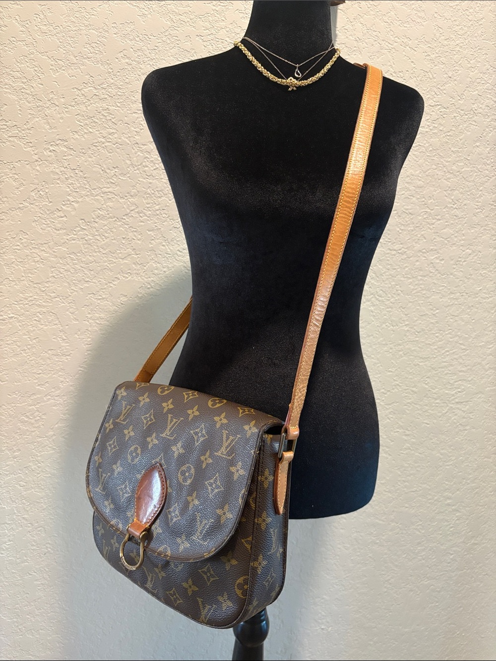 Louis Vuitton TH1901 Saint Cloud GM Brown Monogram Crossbody Bag